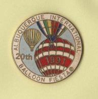 Pin's Montgolfières Albuquerque International Ballon Fiesta 1991 En EGF. - Airships