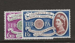 1960 MNH GB MIchel 341-42 Postfris** - Ungebraucht