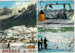 DOLOMITI  DI  BRENTA   VEDUTE  INVERNALI     2 SCAN  (VIAGGIATA) - Trento