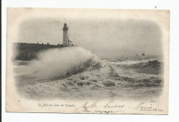 CPA - Le Havre ? - La Jetée Un Jour De Tempête - Année 1903 - Zonder Classificatie