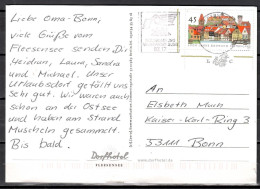 Bund, MiNr.: 2309; 1000 J. Kronach, Auf Portoger. Karte Von BZ 17 Nach Bonn; F-1737 - Covers & Documents
