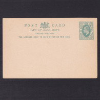 CAPE OF GOOD HOPE, Unused Pre-stamped Postcard - Capo Di Buona Speranza (1853-1904)