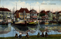 CPA Zwolle Overijssel Niederlande, Diezerkade, Segelboote - Altri & Non Classificati