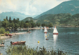 LAGO DI CALDONAZZO PUNTA DEGLI INDIANI ANNO 1968 PANORAMA VIAGGIATA - Trento