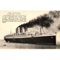 76600 - LE HAVRE - LE PAQUEBOT "PARIS" - Zonder Classificatie