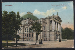 AK Oldenburg / O., Grossherzogl. Hoftheater - Teatro