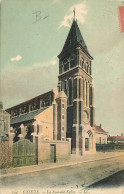 80 - Cayeux Sur Mer - La Nouvelle Eglise - Colorisée - Oblitération Ronde De 1907 - CPA - Voir Scans Recto-Verso - Cayeux Sur Mer