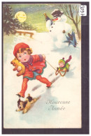 ENFANTS - BONHOMME DE NEIGE - TB - Scenes & Landscapes