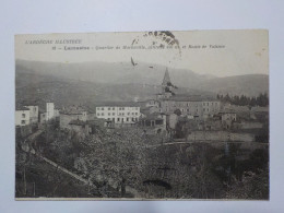 Delcampe - LAMASTRE Quartier De Macheville Et Route De Valence - Lamastre