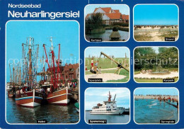 Neuharlingersiel Hafen Fischkutter Kurhaus Spielplatz Spiekeroog I Strand Kurpar - Andere & Zonder Classificatie
