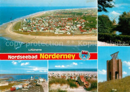 Norderney Nordseebad Fliegeraufnahme Strand Kap Hafen Weisse Duene - Norderney