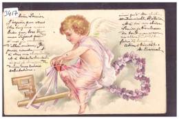 Delcampe - ANGE - CARTE EN RELIEF - PRÄGE KARTE - TB - Engel