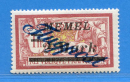 Delcampe - Réf-A111 -- MEMEL -- PA N° 13 .*. Neuf .*. Dos Visible - MH .*. - Unused Stamps
