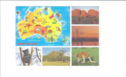 Delcampe - AUSTRALIA    CARTE GEOGRAPHIQUE    MULTIVUES           **         A SAISIR **** - Sonstige & Ohne Zuordnung
