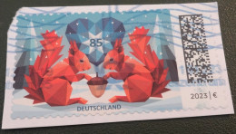 Delcampe - BRD - Michel - 3802 - 2023 - Gebruikt Onafgeweekt - Used On Paper - Eekhoorntjes In De Sneeuw - Gebraucht