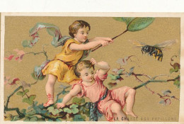 Delcampe - 895 A  -CHROMO   CHICOREE     LERVILLES  A LILLE NORD  - LA CHASSE AUX PAPILLONS - Tè & Caffè