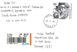 Delcampe - Korea 2024 Bundan 200th Anniversary Jean-Henri Fabre French Naturalist Entomologist Writer Cover - Kevers