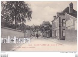 Delcampe - CPA   89  SAINT FLORENTIN   ENTREE DE LA  VILLE TB ETAT - Saint Florentin