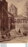 Delcampe - CPA 95 AUVERS SUR OISE Vieil Escalier De L Eglise  TB ETAT - Auvers Sur Oise