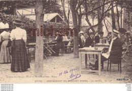 Delcampe - CPA 95 BUTRY Restaurant Du Brochet D Oise Le Jardin   TB ETAT - Butry