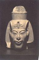 Delcampe - Egypt - CAIRO - The Museum Of Egyptian Antiquities - Head Of Granulated Yellowish-white Limestone - REAL PHOTO Publ. Pho - Museen