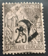 Delcampe - Saint Pierre Et Miquelon YT 46 Oblitéré Surcharge Déplacée - Ongebruikt