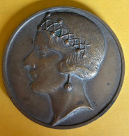 Delcampe - Bronze Reine Koningin Astrid - Lebrun (poinçon Fish & Cie) (110 Gr.) - Other & Unclassified