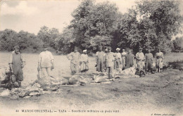 Delcampe - Maroc - TAZA - Boucherie Militaire En Plein Vent - Ed. J. Geiser 44 - Taza