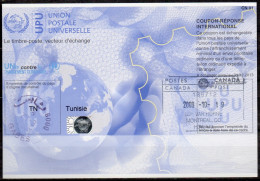 Delcampe - TUNISIE TUNISIA  Na34  20090529 AB  International Reply Coupon Reponse Antwortschein IAS IRC O GABES / CANADA - Tunisie (1956-...)
