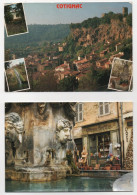 Delcampe - 83 - COTIGNAC - Lot De 2 Cartes Postales En Tbe - Cotignac