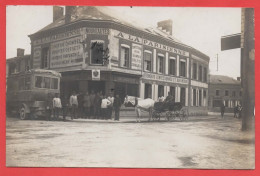 Delcampe - 51 - Bétheniville Proche Pontfaverger - Carte Photo Soldats Devant La Mercerie Rue De Munet - Bétheniville