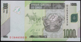 Delcampe - Congo (RD) - 1000 Francs - 2013 - PICK 101b.1 - NEUF - Democratic Republic Of The Congo & Zaire