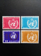 Delcampe - SCHWEIZ ÄMTER OMM MI-NR. 10-13 POSTFRISCH(MINT) 100 JAHRE WELTORGANISATION FÜR METEOROLOGIE 1973 - Klima & Meteorologie