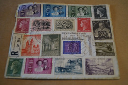 Delcampe - Superbe Ancien Envoi,Luxembourg Avec 17 Timbres + Recommandé N° 685 - Collections