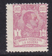 Delcampe - 1923 - España - La Aguera - Edifil 24 - 1p Lila Rosaceo - MNH - Aguera