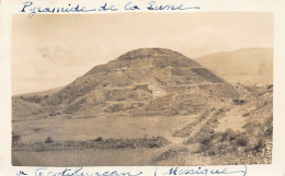 Delcampe - México - TEOTIHUACÁN - Pirámide De La Luna - REAL PHOTO - Ed. Desconocido - Mexiko