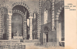 Delcampe - Egypt - CAIRO - Inside The Coptic Church - Publ. Unknown - Kairo