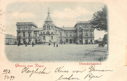 Delcampe - Latvia - RIGA - Dwinsk Railway Station - Lettland