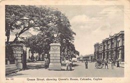 Delcampe - Sri Lanka - COLOMBO - Queen Street, Showing Queen's House - Publ. John & Co. 132 - Sri Lanka (Ceylon)