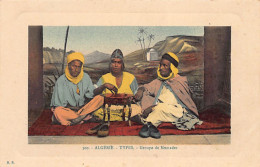 Delcampe - Algérie - Groupe De Nomades - Hommes Et Femme - Ed. B.B. 300 - Frauen