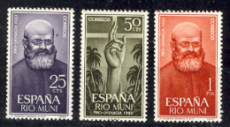 Delcampe - Rio Muni 1963 - Pro Infancia Ed 37-39 (**) - Rio Muni