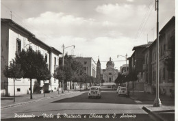 Delcampe - 17/ FORLI' CESENA - PREDAPPIO - VIALE MATTEOTTI E CHIESA DI S. ANTONIO CON AUTO - Forlì