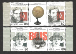 Delcampe - SERBIA GERMANY- MNH MIDDLE ROW - 100 YEARS OF THE BIRTH OF GREAT ARTISTS - 2021. - Serbien