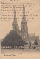 Delcampe - Carte Postale Ancienne "Groeten Uit Tilburg - Heuvel" Avec écriture Manuscrite En Français, Timbre Et Cachet Postal Belg - Maasmechelen