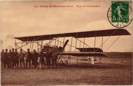 Delcampe - PC AVIATION BIPLAN DE RECONNAISSANCE CAMP DE SISSONNE (a67752) - Aerodrome