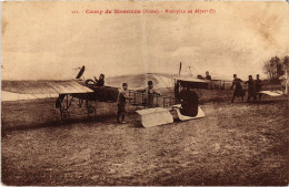 Delcampe - PC AVIATION MONOPLAN CAMP DE SISSONNE (a67750) - Aerodrome