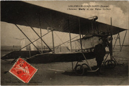 Delcampe - PC AVIATION PILOT MARTY BIPLAN CAUDRON LONPRÉ-LES-CORPS-SAINTS (a67680) - Flieger