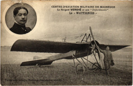 Delcampe - PC AVIATION PILOT SERGENT VERDIER MONOPLAN DEPERDUSSIN MAUBEUGE (a67635) - Flieger