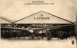 Delcampe - PC AVIATION PILOT LATHAM MONOPLAN ANTOINETTE LYON (a67533) - Flieger
