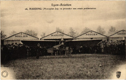 Delcampe - PC AVIATION PILOT HARDING MONOPLAN JAP LYON (a67520) - Flieger